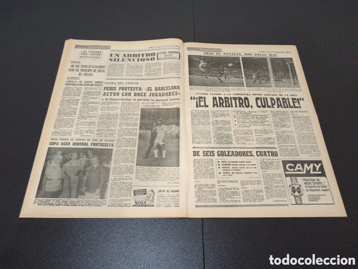 Coleccionismo deportivo: MARCA 05/07/1971 - Foto 4