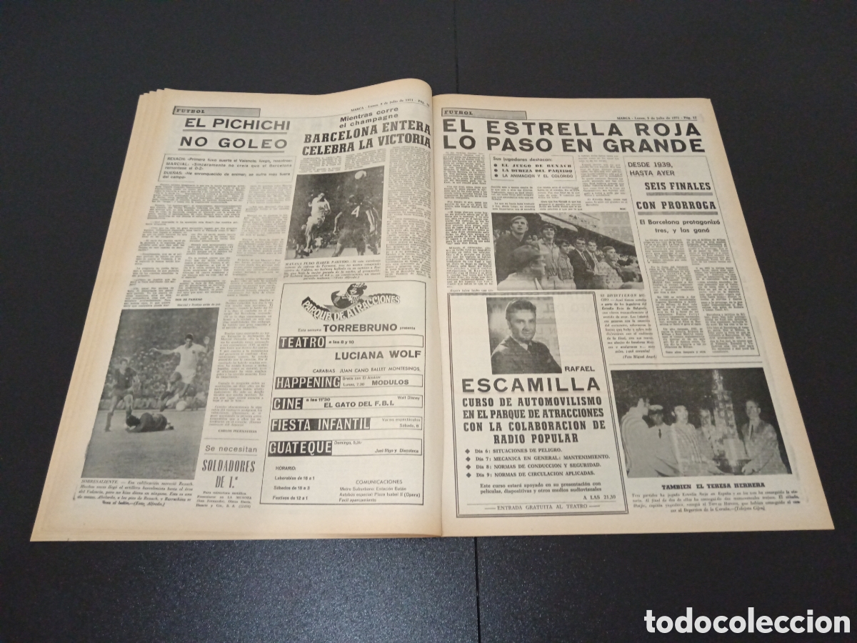 Coleccionismo deportivo: MARCA 05/07/1971 - Foto 6