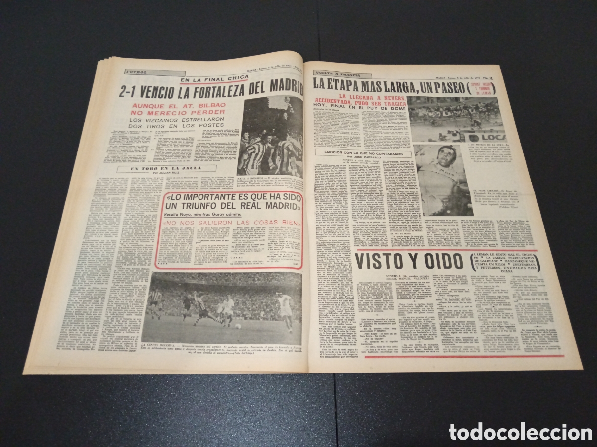 Coleccionismo deportivo: MARCA 05/07/1971 - Foto 7
