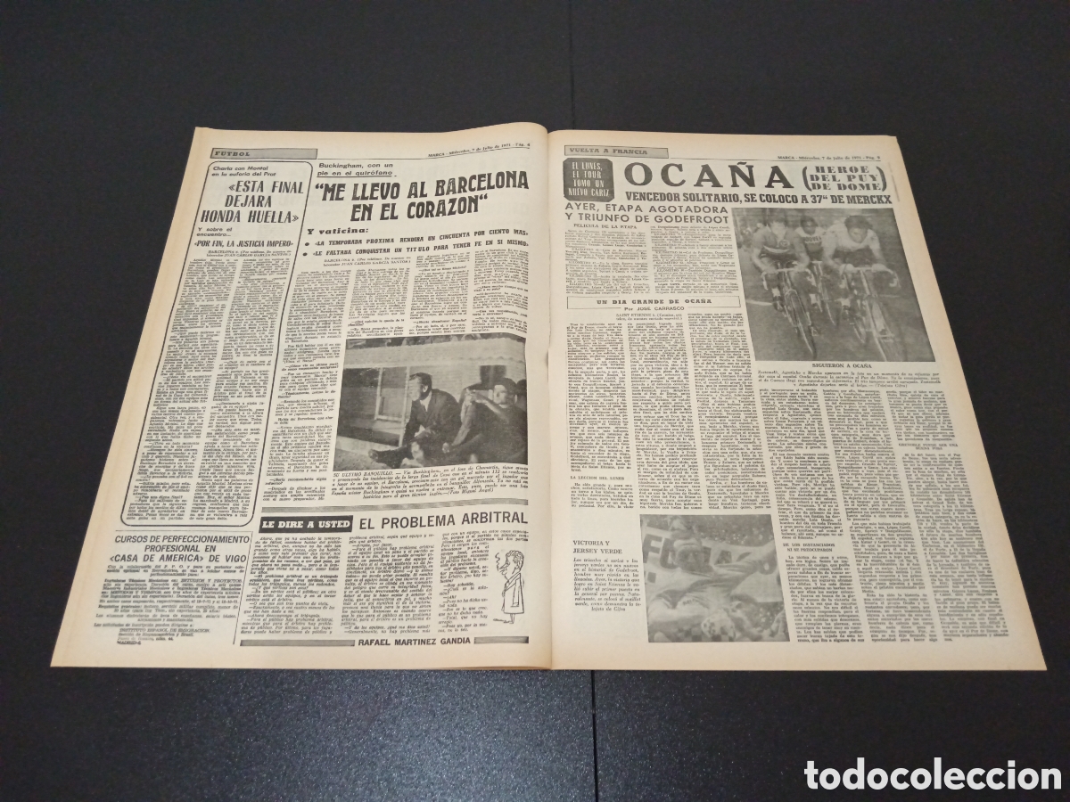 Coleccionismo deportivo: MARCA 07/07/1971 - Foto 3