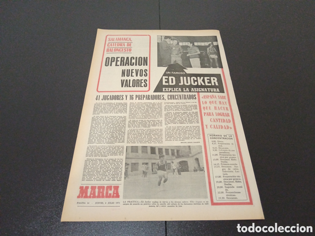 Coleccionismo deportivo: MARCA 08/07/1971 - Foto 5