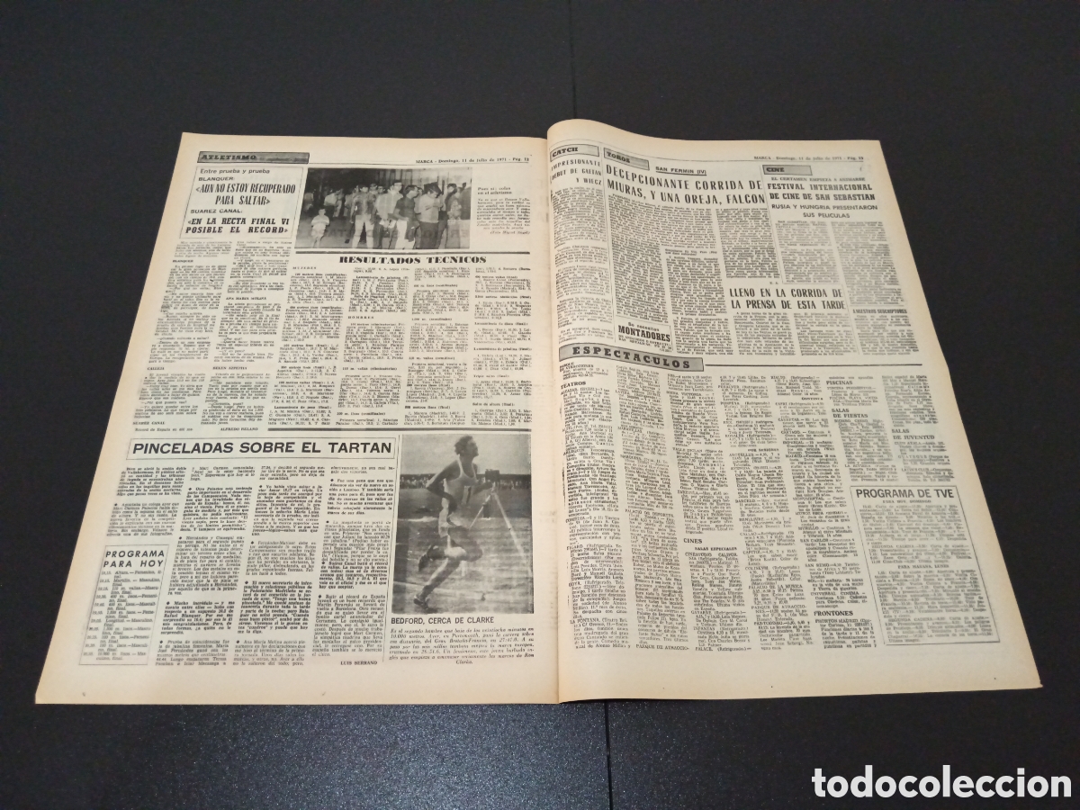 Coleccionismo deportivo: MARCA 11/07/1971 - Foto 6
