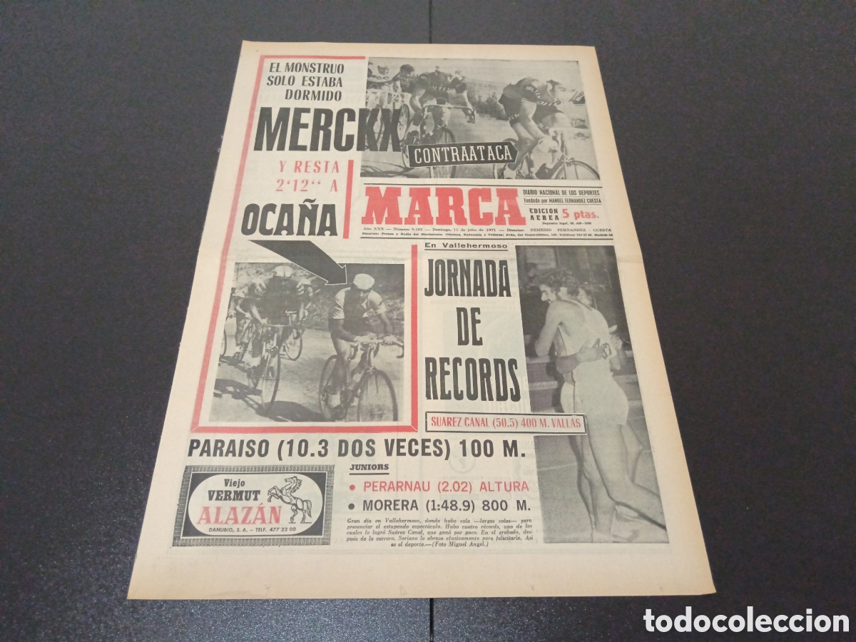 Coleccionismo deportivo: MARCA 11/07/1971 - Foto 1