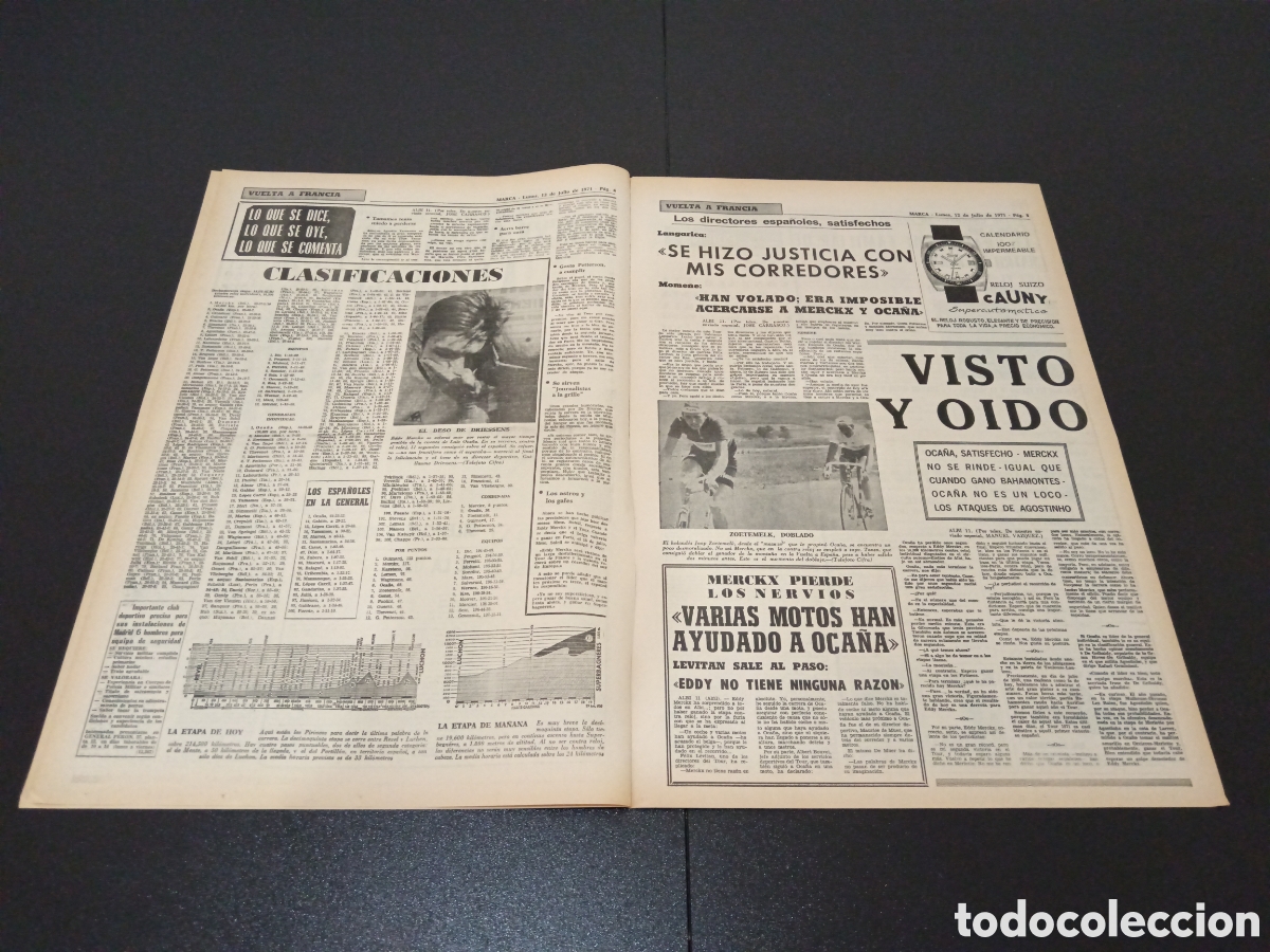 Coleccionismo deportivo: MARCA 12/07/1971 - Foto 3