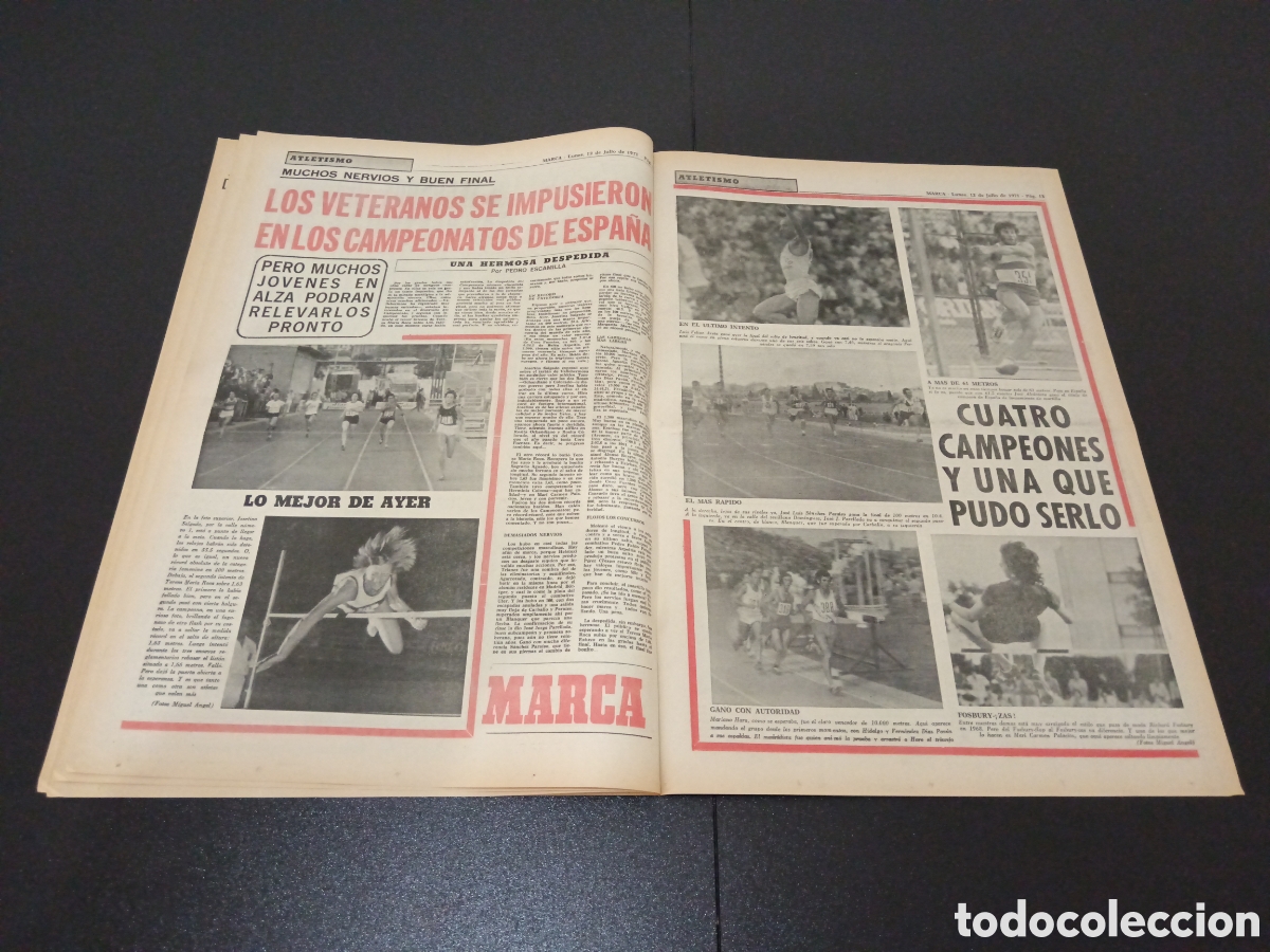 Coleccionismo deportivo: MARCA 12/07/1971 - Foto 6