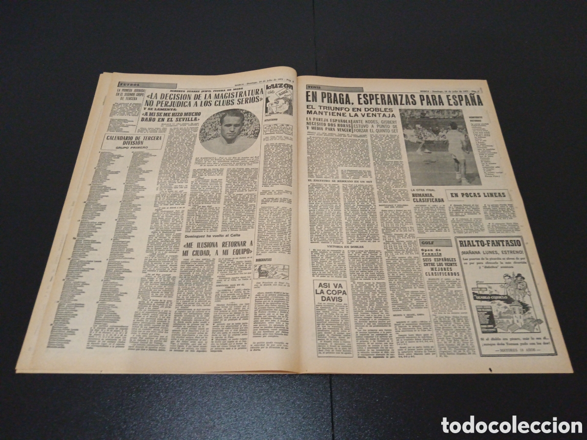 Coleccionismo deportivo: MARCA 18/07/1971 - Foto 5