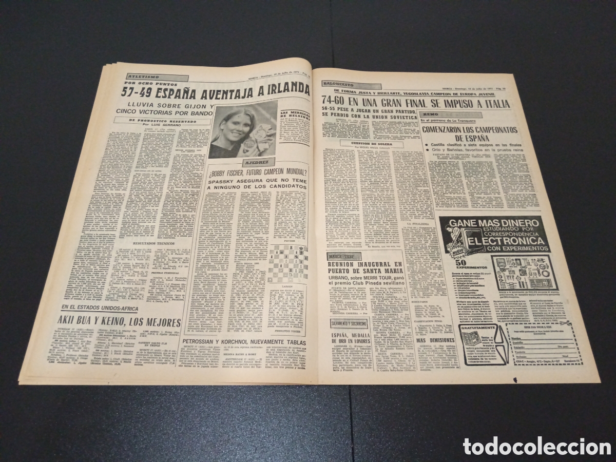 Coleccionismo deportivo: MARCA 18/07/1971 - Foto 6