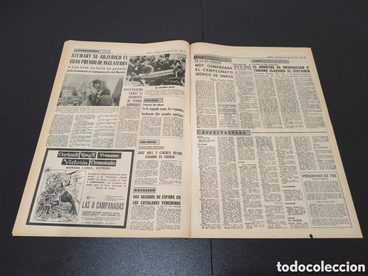 Coleccionismo deportivo: MARCA 18/07/1971 - Foto 7