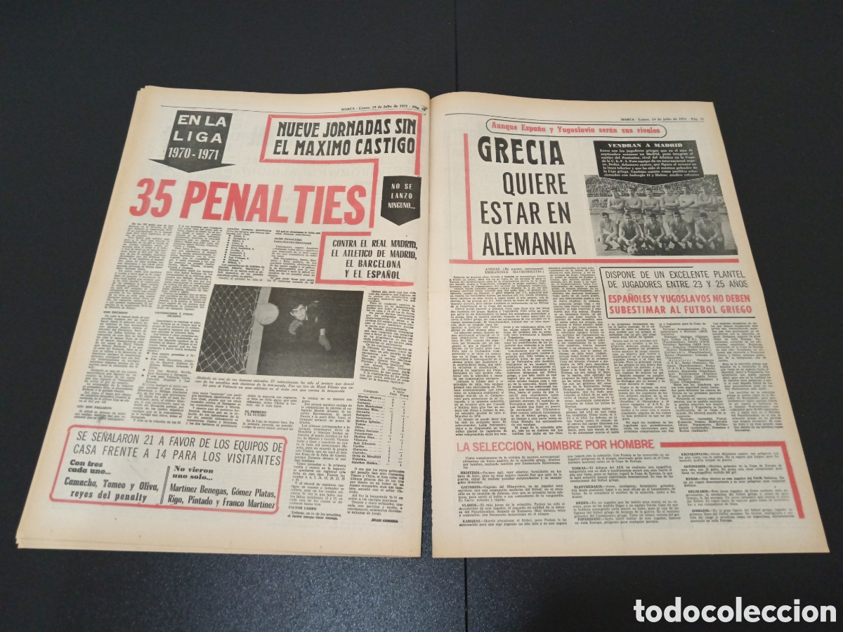 Coleccionismo deportivo: MARCA 19/07/1971 - Foto 5