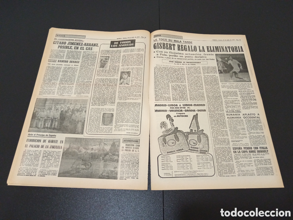 Coleccionismo deportivo: MARCA 19/07/1971 - Foto 6