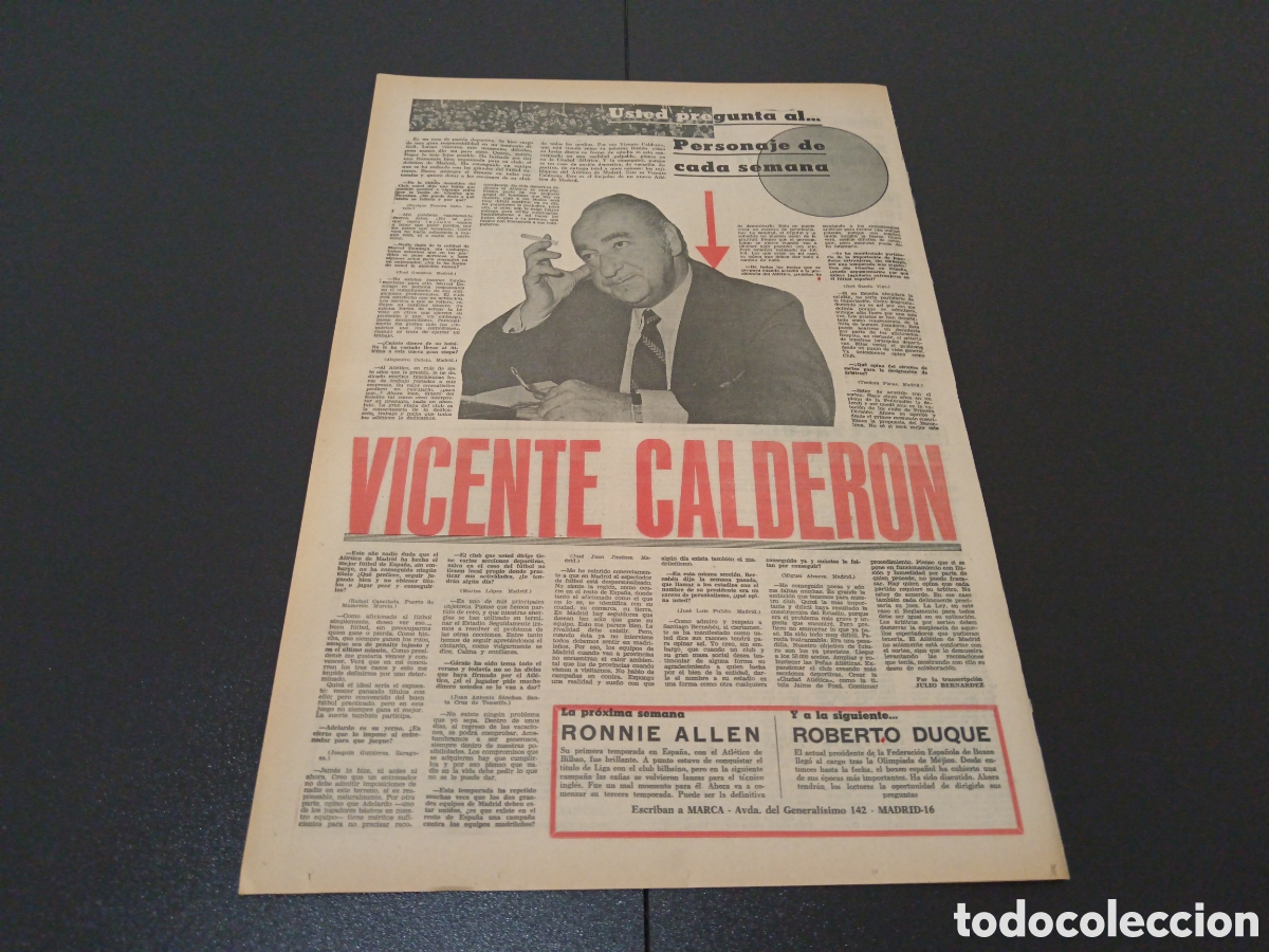 Coleccionismo deportivo: MARCA 01/08/1971 - Foto 4