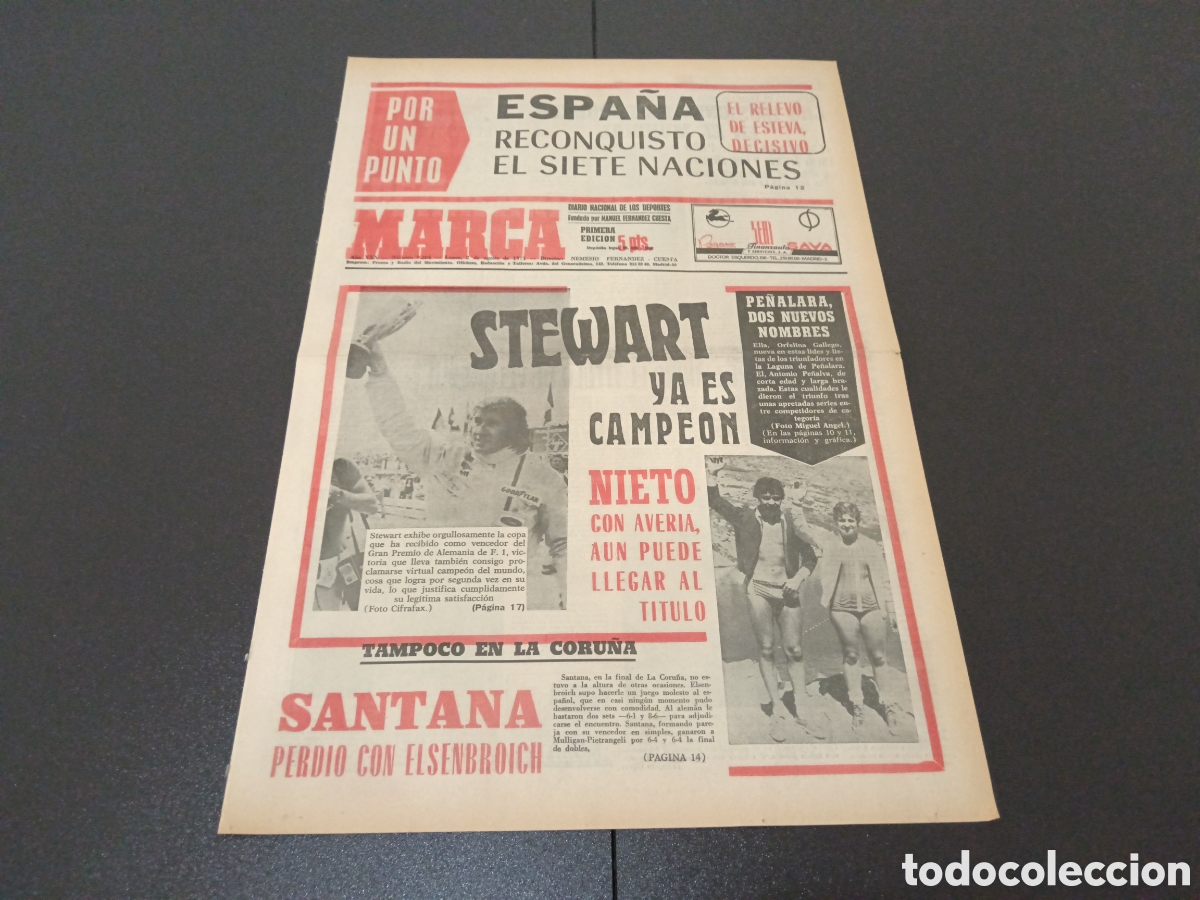 Coleccionismo deportivo: MARCA 02/08/1971 - Foto 1