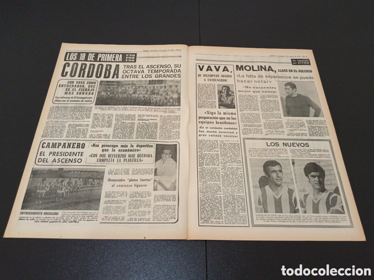 Coleccionismo deportivo: MARCA 08/08/1971 - Foto 2