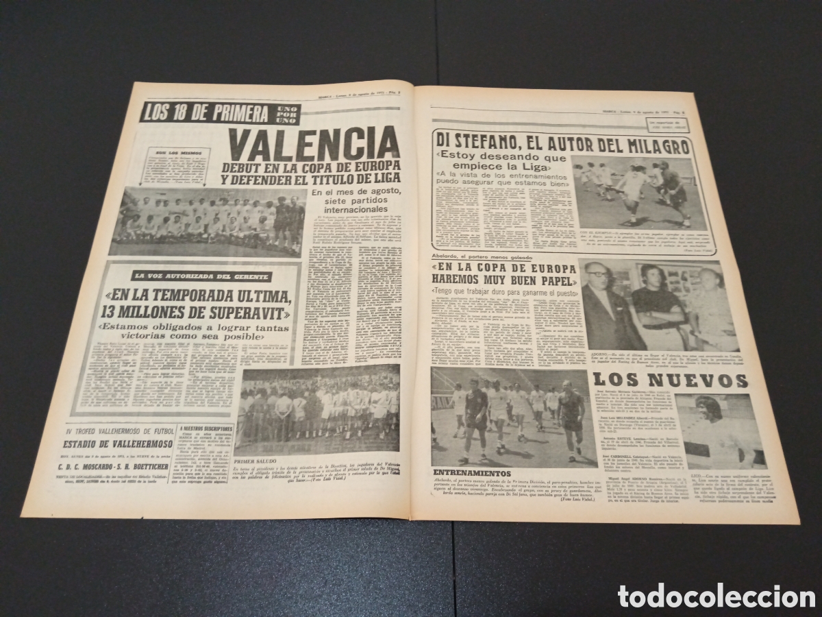 Coleccionismo deportivo: MARCA 09/08/1971 - Foto 2