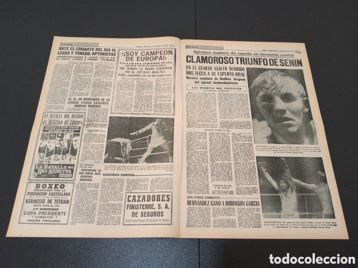 Coleccionismo deportivo: MARCA 11/08/1971 - Foto 2