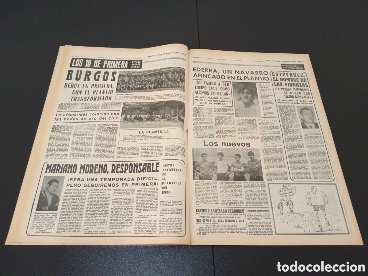 Coleccionismo deportivo: MARCA 15/08/1971 - Foto 5