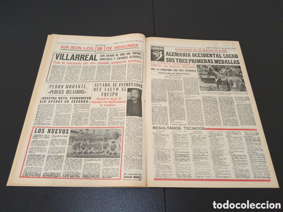 Coleccionismo deportivo: MARCA 15/08/1971 - Foto 6