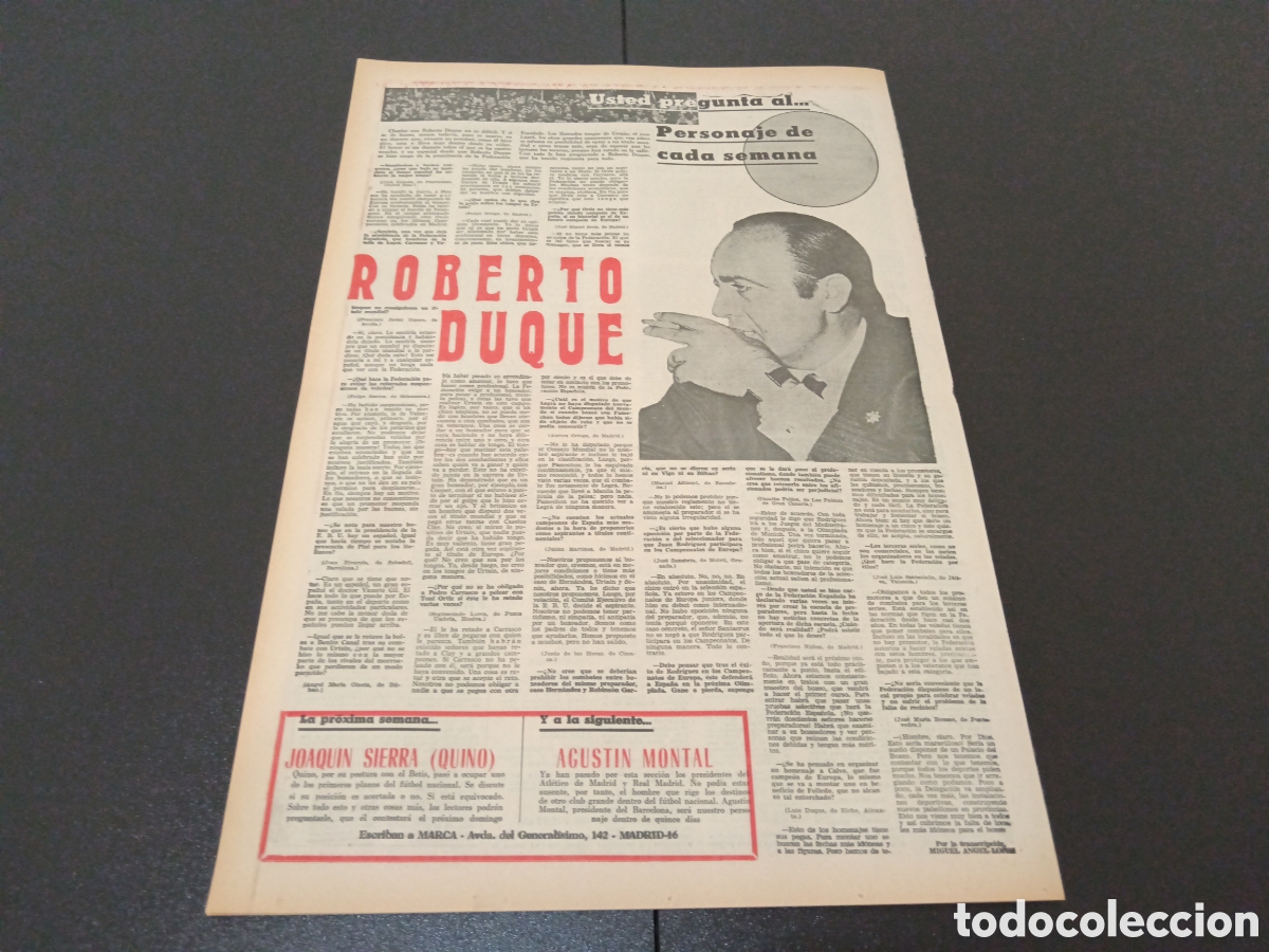 Coleccionismo deportivo: MARCA 15/08/1971 - Foto 8