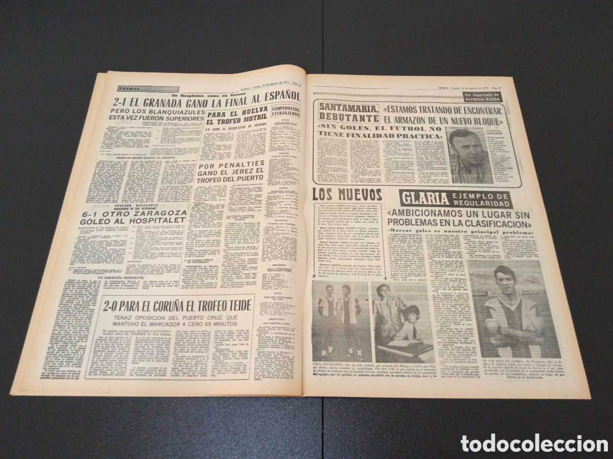 Coleccionismo deportivo: MARCA 16/08/1971 - Foto 4