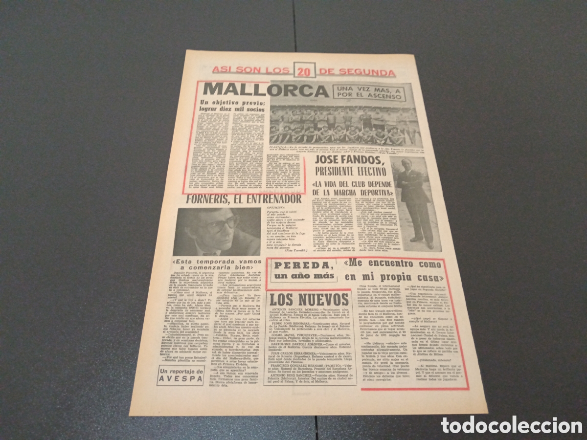 Coleccionismo deportivo: MARCA 19/08/1971 - Foto 4