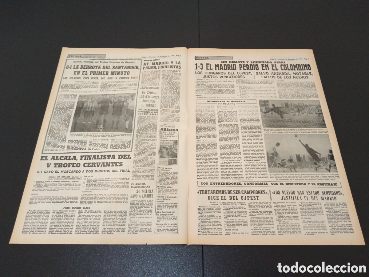 Coleccionismo deportivo: MARCA 22/08/1971 - Foto 2