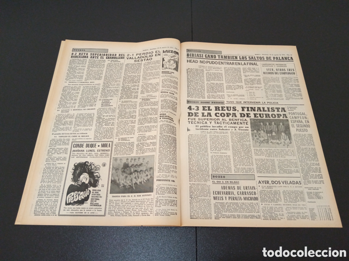 Coleccionismo deportivo: MARCA 22/08/1971 - Foto 4
