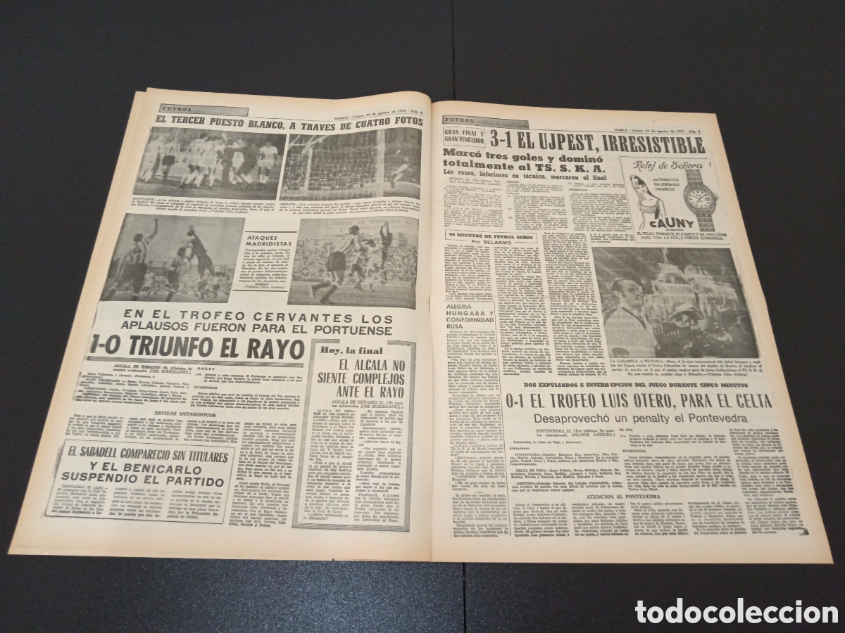 Coleccionismo deportivo: MARCA 23/08/1971 - Foto 3