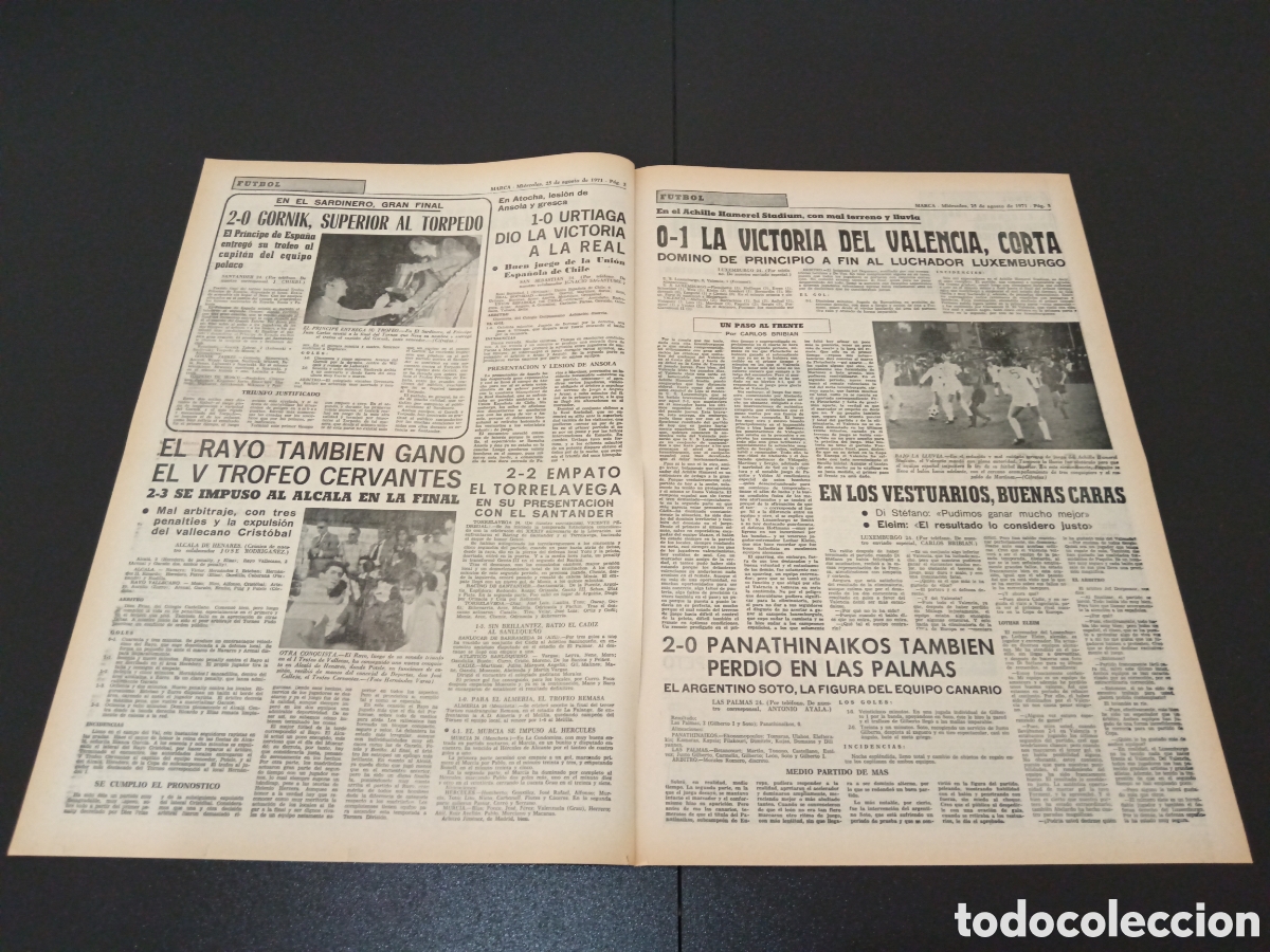 Coleccionismo deportivo: MARCA 25/08/1971 - Foto 2