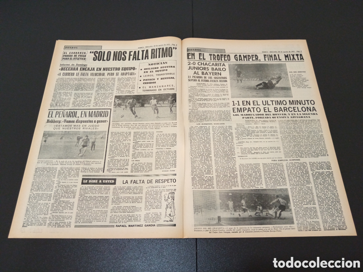 Coleccionismo deportivo: MARCA 25/08/1971 - Foto 3