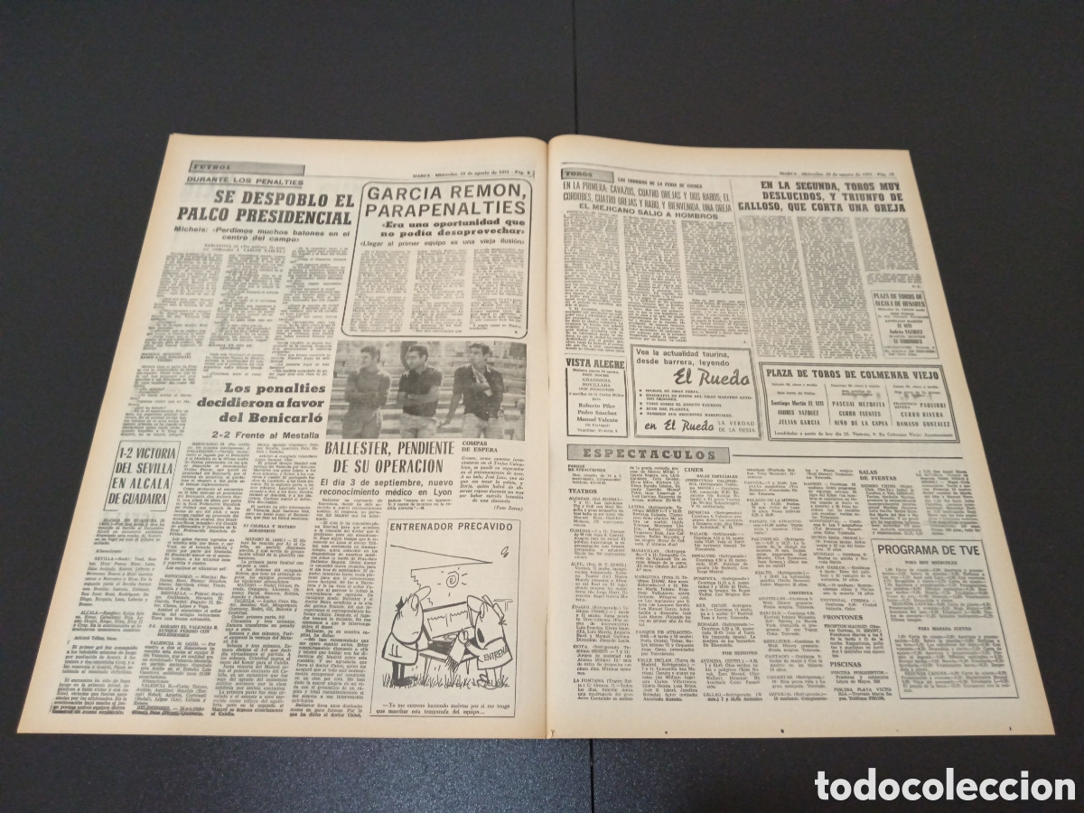 Coleccionismo deportivo: MARCA 25/08/1971 - Foto 4