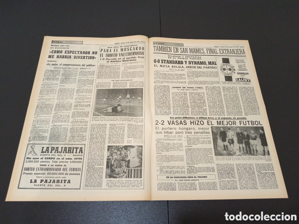 Coleccionismo deportivo: MARCA 26/08/1971 - Foto 3