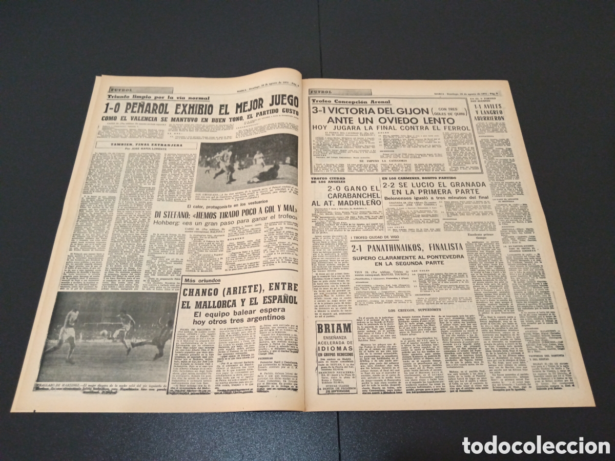 Coleccionismo deportivo: MARCA 29/08/1971 - Foto 3