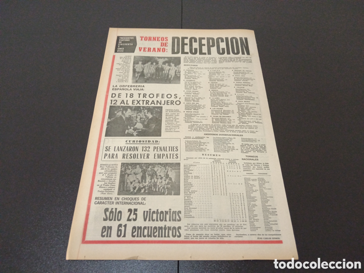 Coleccionismo deportivo: MARCA 01/09/1971 - Foto 4