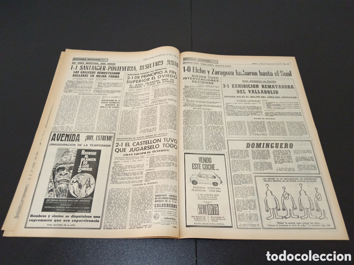 Coleccionismo deportivo: MARCA 06/09/1971 - Foto 7
