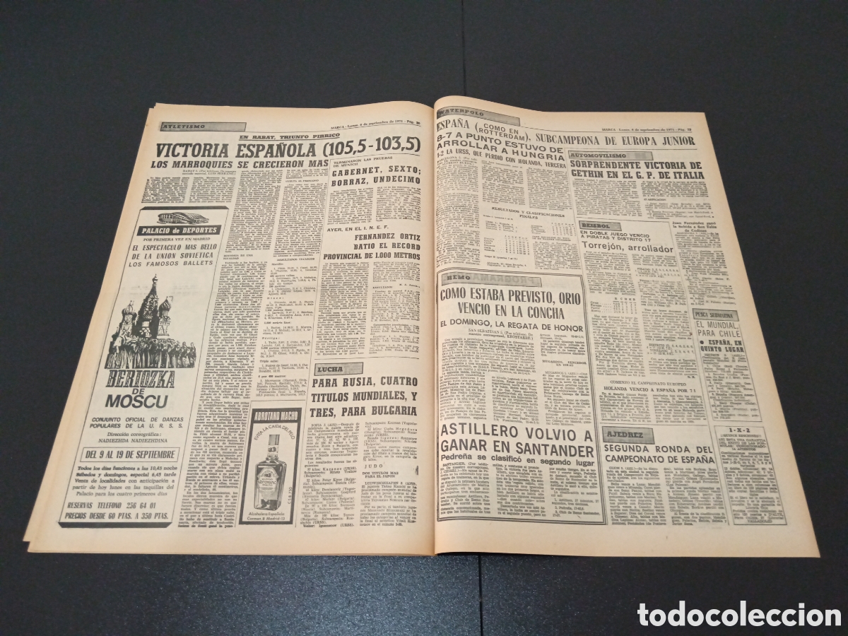 Coleccionismo deportivo: MARCA 06/09/1971 - Foto 11