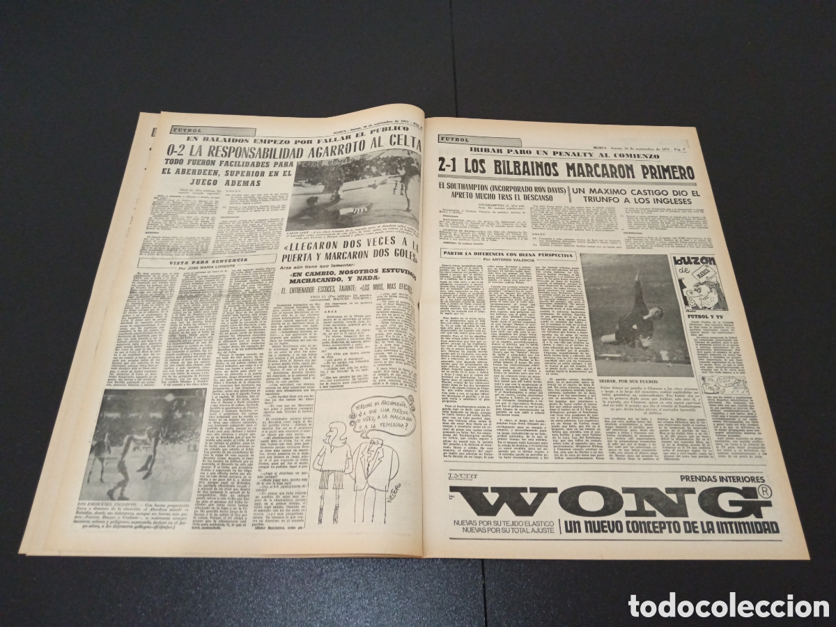 Coleccionismo deportivo: MARCA 16/09/1971 - Foto 4