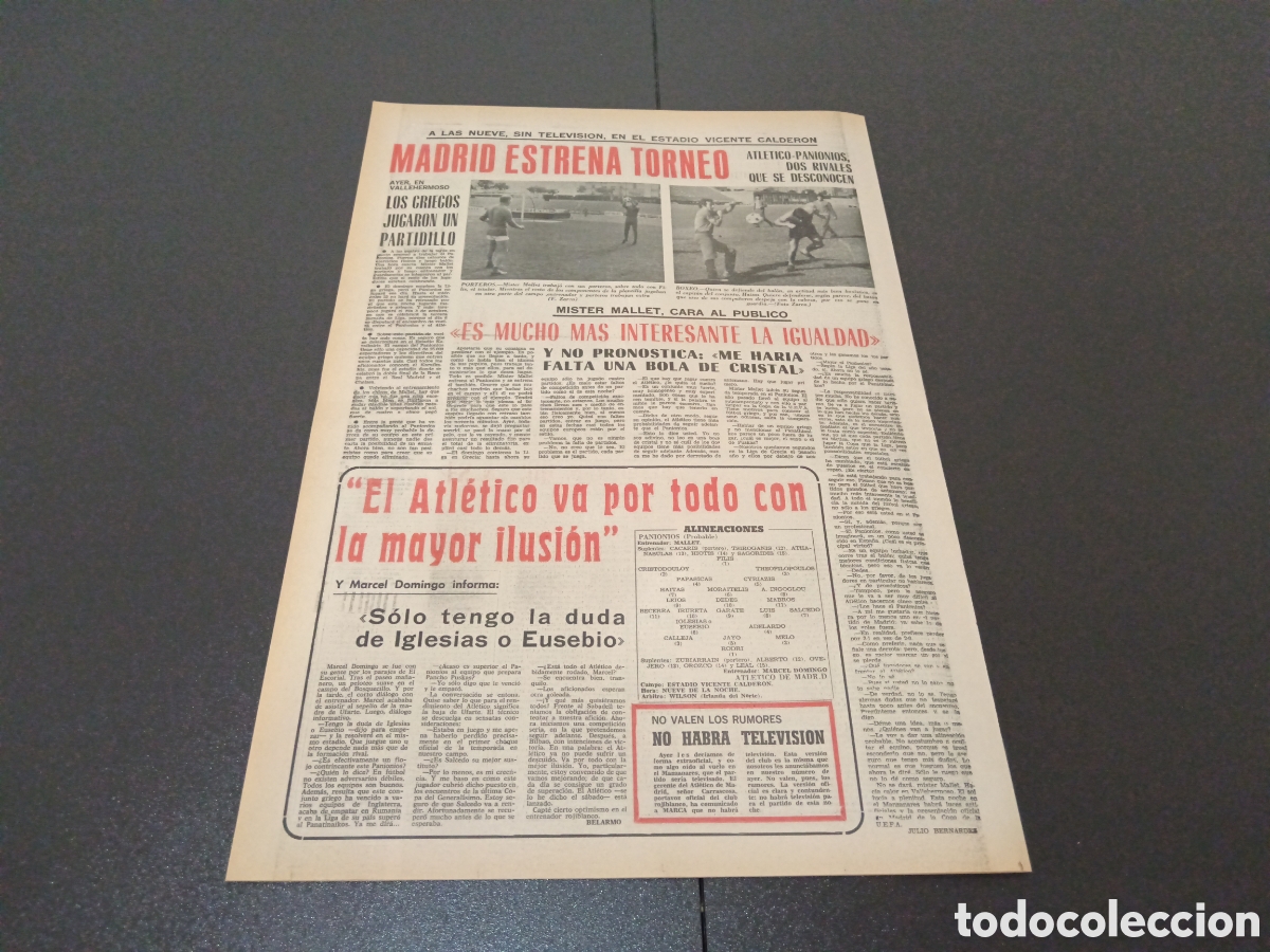 Coleccionismo deportivo: MARCA 16/09/1971 - Foto 8