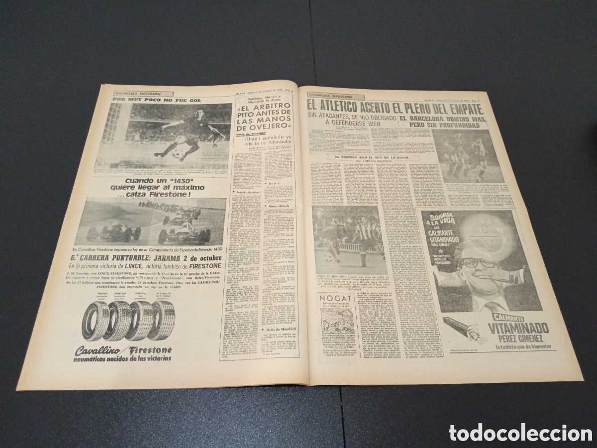 Coleccionismo deportivo: MARCA 04/10/1971 - Foto 4