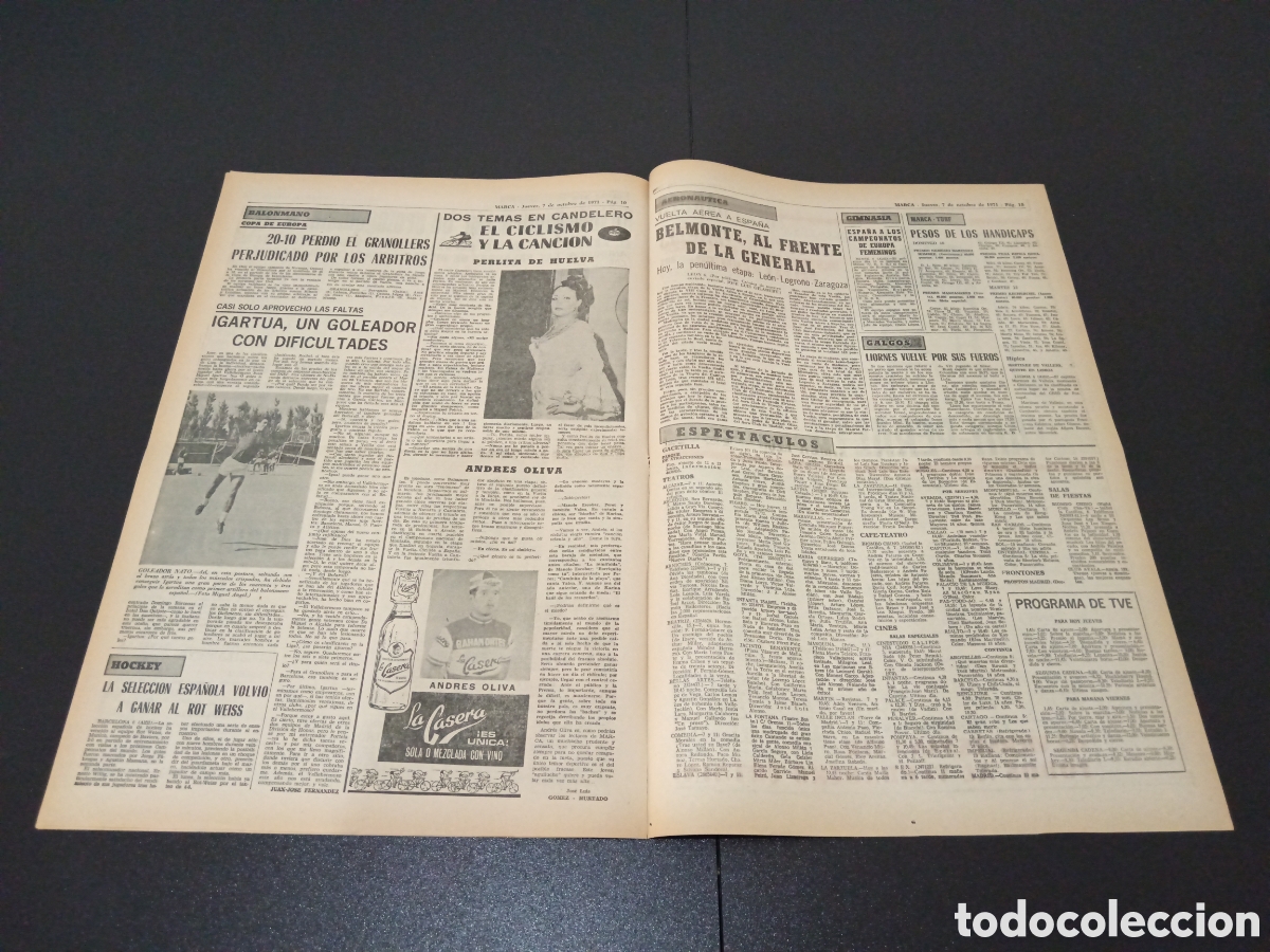 Coleccionismo deportivo: MARCA 07/10/1971 - Foto 4