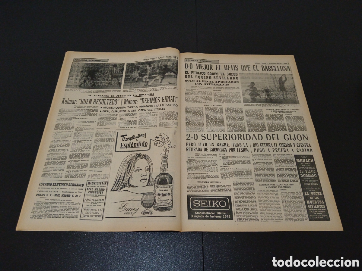 Coleccionismo deportivo: MARCA 11/10/1971 - Foto 5