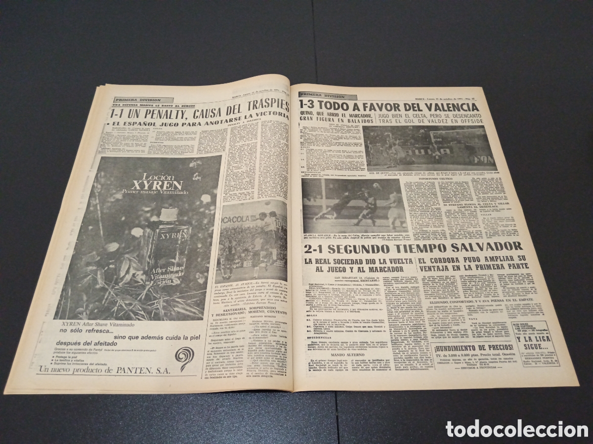 Coleccionismo deportivo: MARCA 11/10/1971 - Foto 6