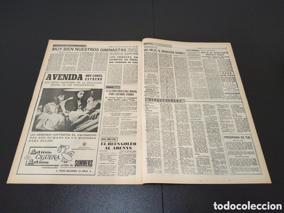 Coleccionismo deportivo: MARCA 11/10/1971 - Foto 14