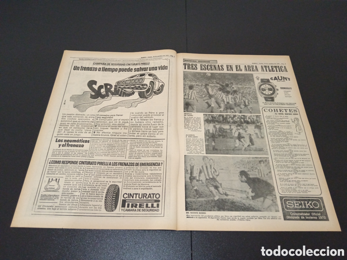Coleccionismo deportivo: MARCA 18/10/1971 - Foto 3