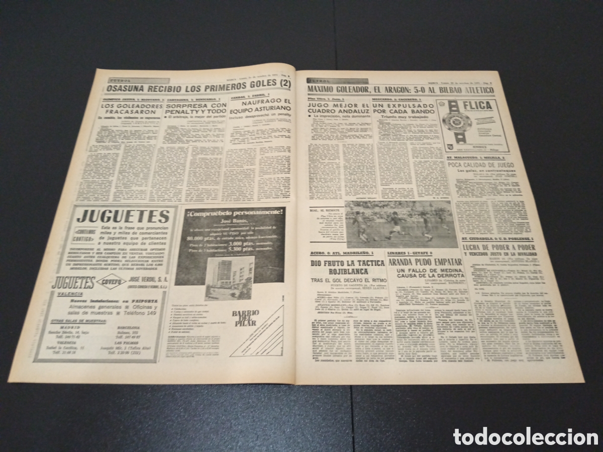 Coleccionismo deportivo: MARCA 25/10/1971 - Foto 3