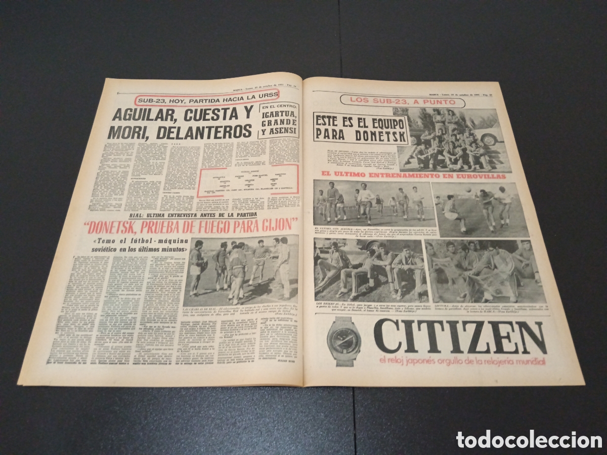 Coleccionismo deportivo: MARCA 25/10/1971 - Foto 6