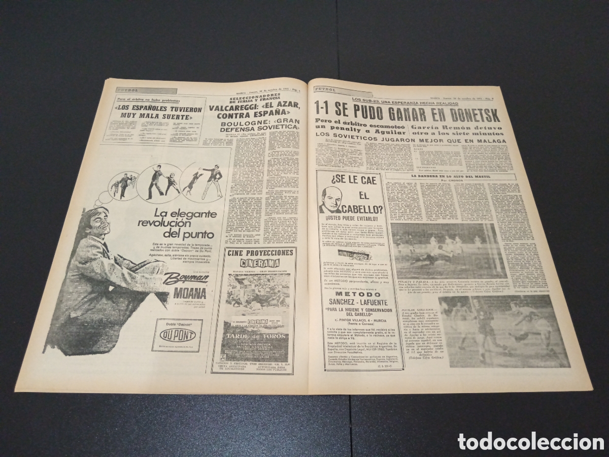 Coleccionismo deportivo: MARCA 28/10/1971 - Foto 5