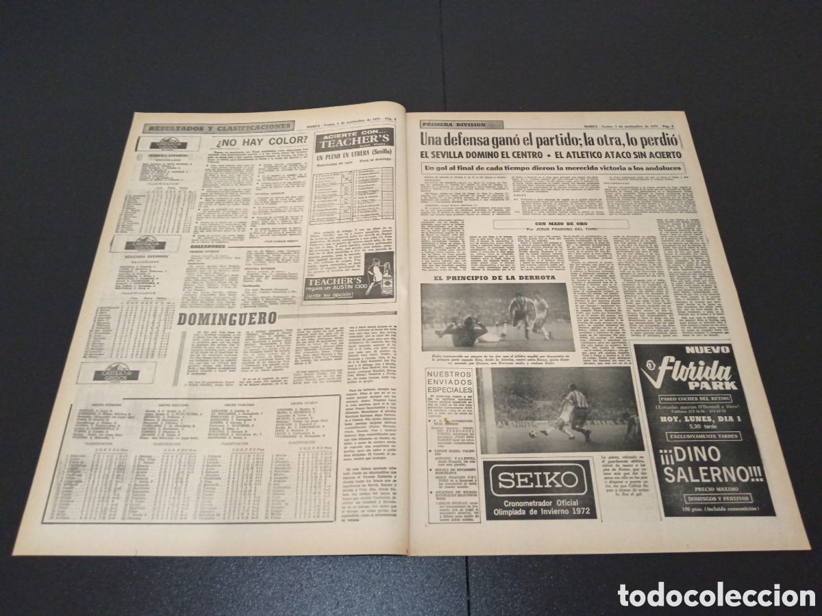 Coleccionismo deportivo: MARCA 01/09/1971 - Foto 2