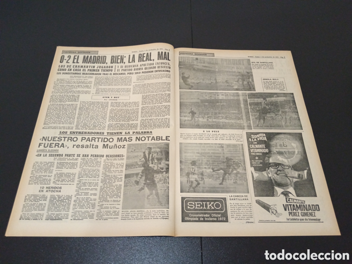 Coleccionismo deportivo: MARCA 01/09/1971 - Foto 4