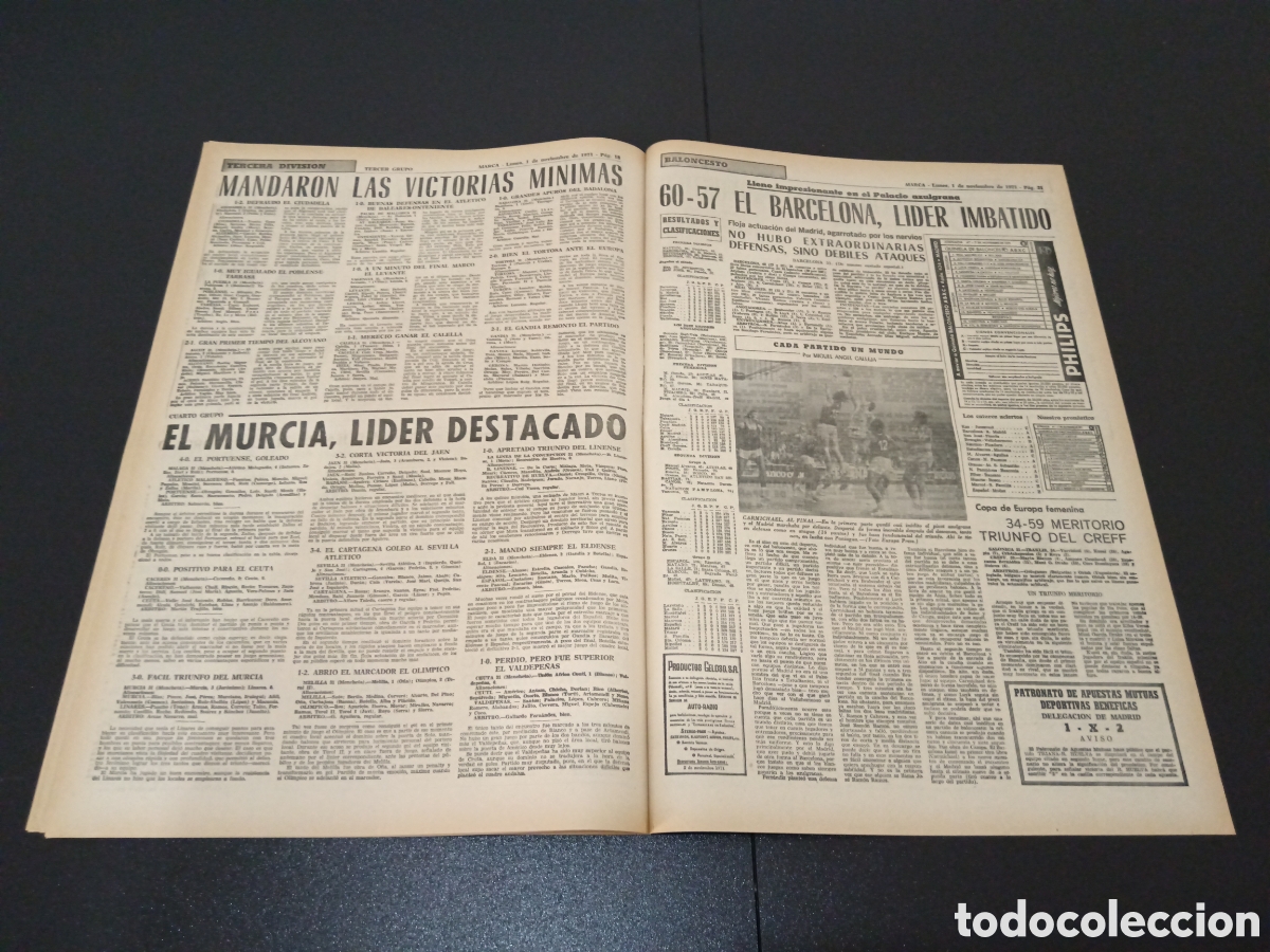Coleccionismo deportivo: MARCA 01/09/1971 - Foto 10
