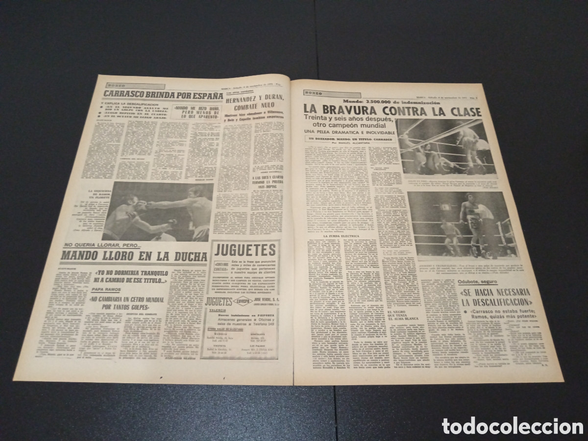 Coleccionismo deportivo: MARCA 06/09/1971 - Foto 2